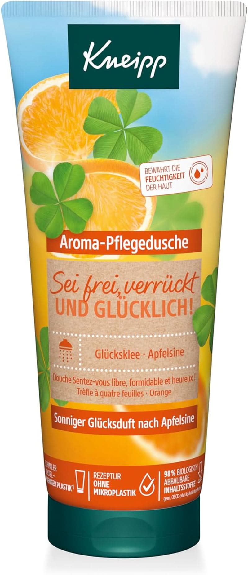 Kneipp Aroma, Sprchový gel, Hydratační krém, 200 ml Sprcha a koupel Naty Shop 200 ml Single