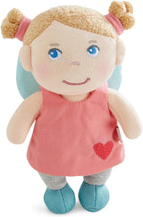 HABA Guardian Angel Lore - Nadýchaná textilní panenka (15 cm), perfektní dárek na uvítanou pro miminka a batolata - Lze prát na 30 °C - 2011870001