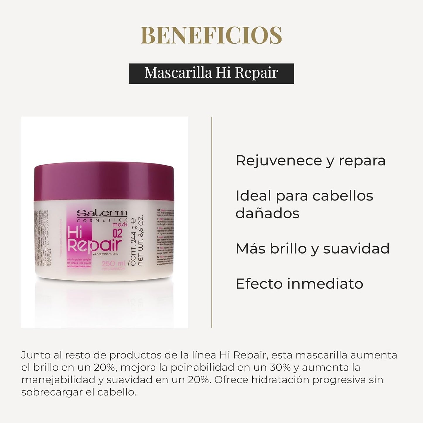Hi Repair Mask 02 250 ml Naty Shop maska na vlasy