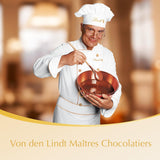 Lindt bílé čokoládové kuličky LINDOR | 137g sáček | Přibl. 10 bílých čokoládových kuliček s náplní rozplývající se v ústech | Čokoládový dárek | Čokoládový dárek