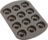 Wilton Donut-Backform Mit 12 Mulden Donutform, Hochwertige Donut Backform Mit Antihaftbeschichtung Für 12 Mini-Donuts, Spülmaschinenfest Formy a plechy na pečení Naty Shop Medium