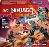 LEGO NINJAGO Zaneův akční mechanik - Hračka Ninja se 3 minifigurkami pro hraní rolí - Malá sada na stavění a hraní pro děti - Nápad na dárek pro chlapce a dívky od 6 let 71827 Stavebnice Besuche den LEGO-Store