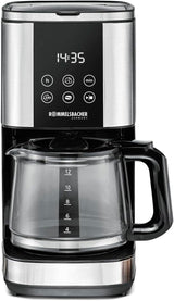 Espresso s filtrem Rommelsbacher FKM 1000 - nádržka na vodu 1,5 litru na 12 šálků kávy, skleněná karafa, odložený start, funkce udržování teploty, funkce aroma, odnímatelný držák filtru 1x4