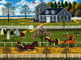 Buffalo Games - Charles Wysocki - Bocce dámy z Marthas Vineyard - skládačka 1000 dílků Puzzle Naty Shop Charles Wysocki