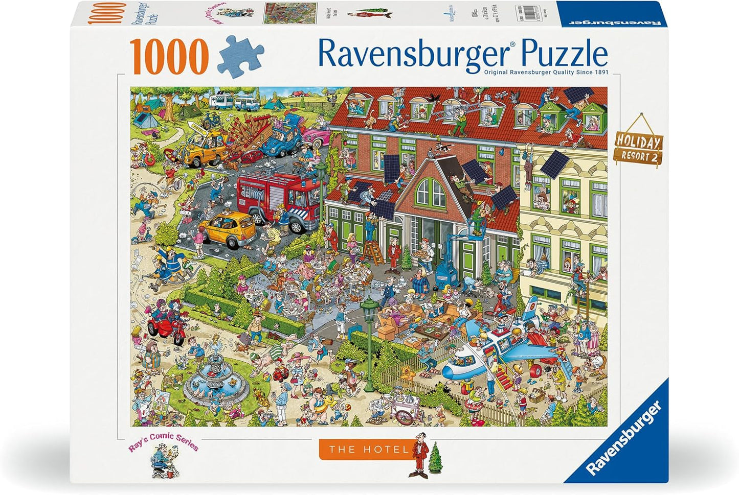 Ravensburger Puzzle 12000723 - The Hotel - 1000dílné puzzle pro dospělé a děti od 14 let, Puzzle Naty Shop