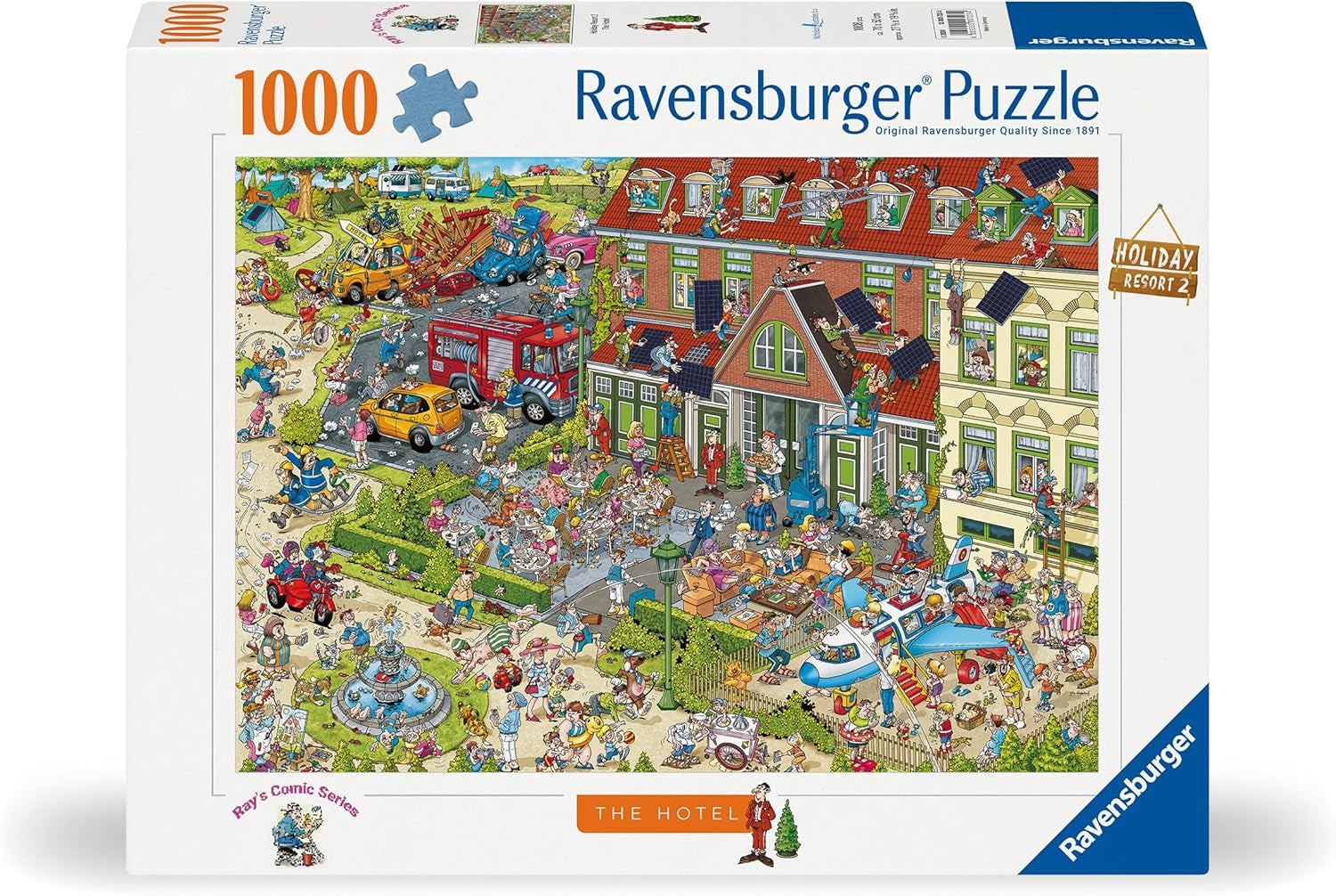 Ravensburger Puzzle 12000723 - The Hotel - 1000dílné puzzle pro dospělé a děti od 14 let, Puzzle Naty Shop