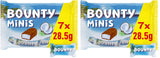 Hromadné balení čokolády Bounty Minis, jemné kokosové mini čokoládové tyčinky, 227 g, nápad na čokoládový dárek, hromadné balení čokolády