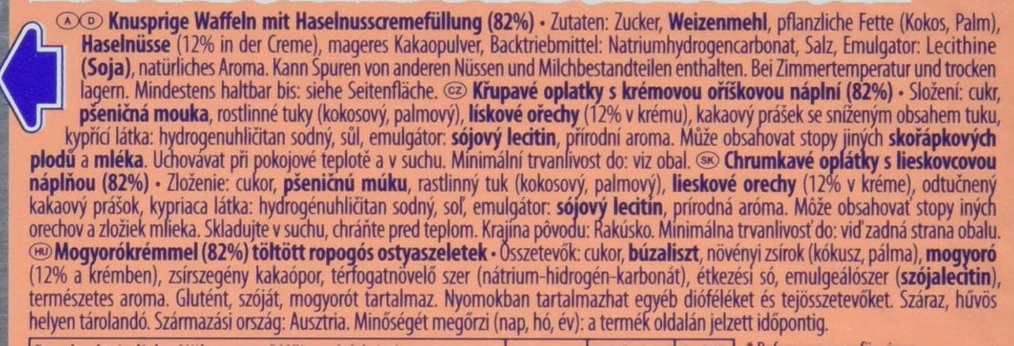 Neapolské vafle, 75 g