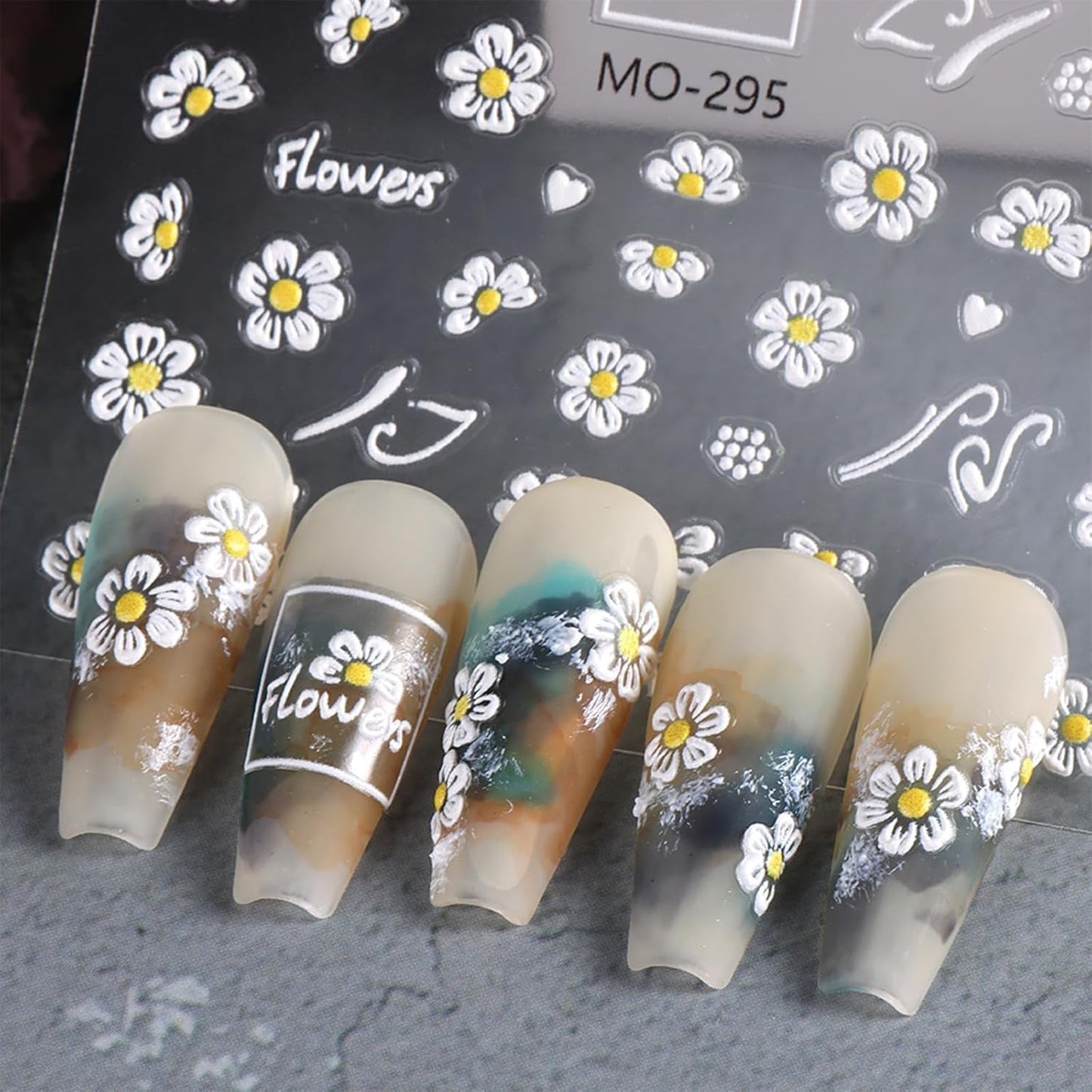3 Stück Nagelsticker Set-Selbstklebende Nagelfolie Mit Blumen- Und Bienenmotifen-Nail Art Sticker Für Kreatives Nageldesign-Nageltattoos Und Zubehör