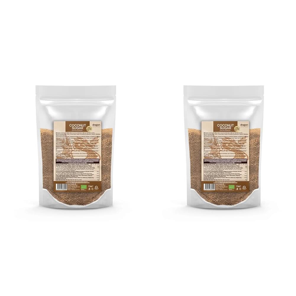 Kokosový cukr-100% bio, nerafinovaný, 1 kg sladidel Naty Shop 2 x 1 kg