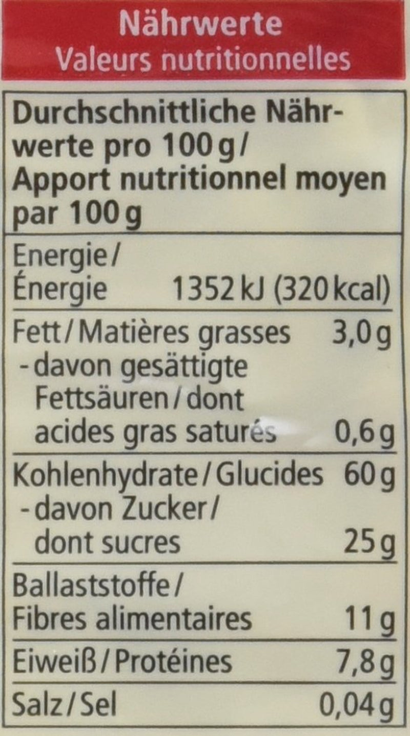 Müsli s bio ovocem, 750g