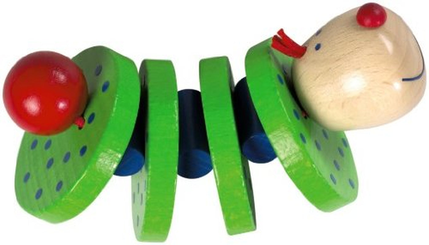 HABA 1068 - drapák Flapsi, veselá hračka pro miminka a batolata, vyrobeno ze dřeva od 6 měsíců, motorická hračka s chrastícím zvukem Baby Toys Naty Shop