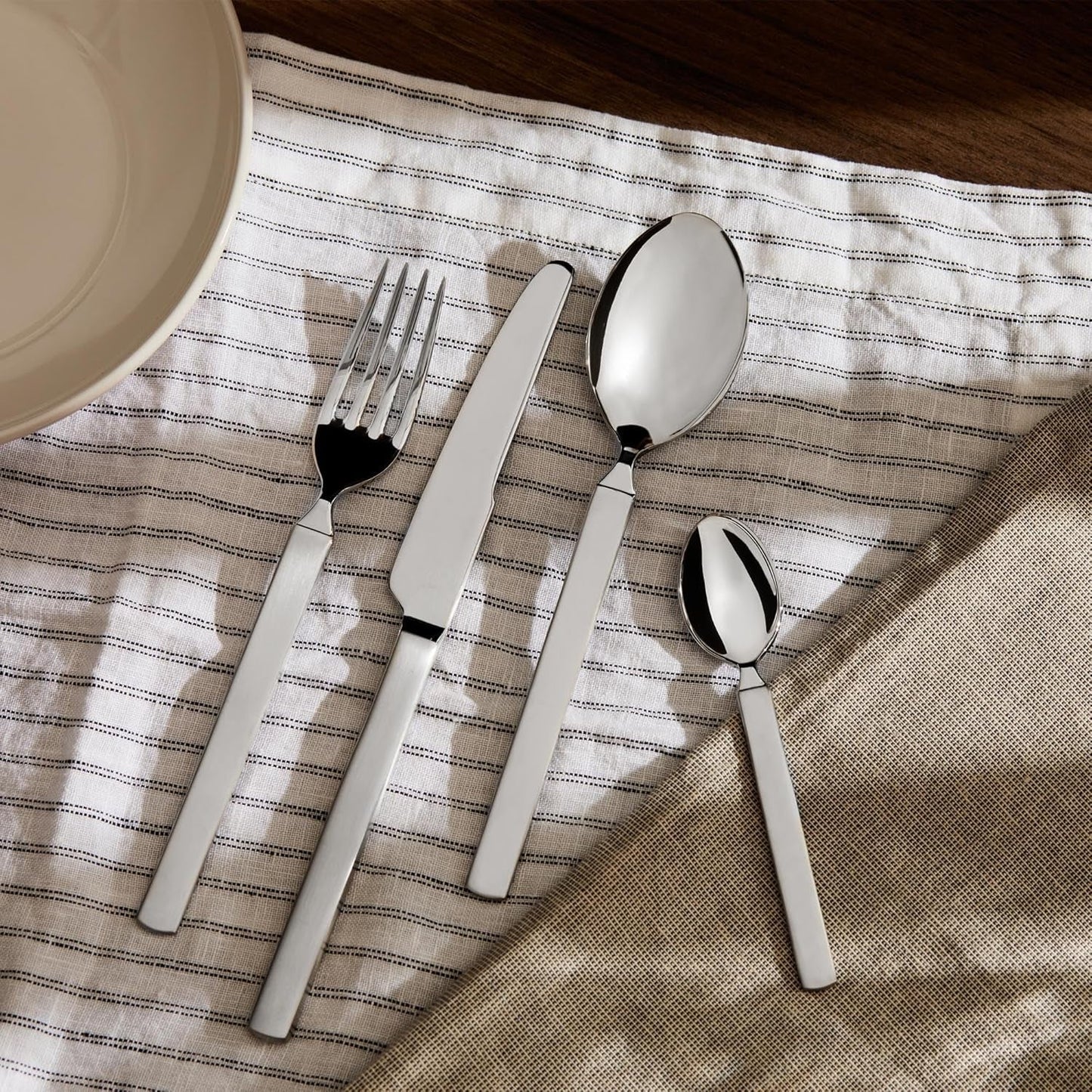 Alessi 4180S24 Sada suchých příborů 24 kusů Nerezová kuchyně Naty Shop