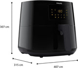 Philips 3000Er Airfryer XL – technologie Rapid Air, smažení až o 90 % méně tuku, kapacita 1,2 kg, 6,2 litrů, dotykový displej Spotřebiče Naty Shop
