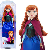 Panenka Mattel Disney Princess Anna, panenka The Ice Queen, Česané vlásky, Mobil, V cestovním obleku, Odnímatelná čepice, Dárky Disney, Hračka 3 roky stará, HLW49 Naty Shop Cap Dolls