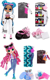 LOL Surprise OMG Fashion Doll 2er-Pack ROLLER CHICK & CHILLAX - Exklusive Puppen mit 40 Überraschungen inkl. Outfity a doplňky - 2-v-1 Verpackungs-Spielset - Serie 3 - Für Kinder ab 4 Jahren