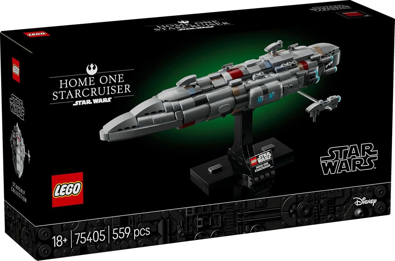 LEGO Star Wars 75405 Home One Starcruiser z Návratu Jediho - Model hvězdné lodi - Fantasy a sada na sestavení a vystavení - Dárek pro dospělé a dospívající fanoušky Stavebnice Besuche den LEGO-Store