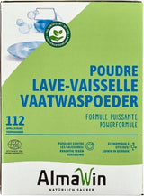 Almawin eco, prášek na nádobí 2,8 kg, 112 mytí, lze dávkovat na různé množství nádobí Naty Shop