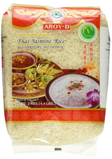 Aroy-D vonná rýže, 100% dlouhozrnná rýže, 1 balení (1 x 2 kg)