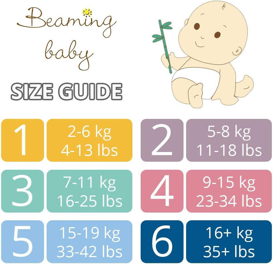 Bio bambusové plenky vel. 6 Vhodné pro 16+kg 20 balení plen