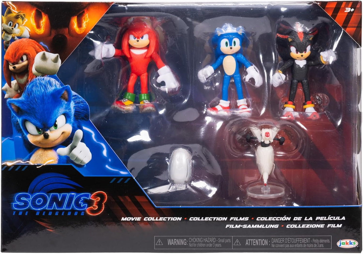 Sonic 3 Movie 6 cm akční figurky Multipack Akční figurky Naty Shop