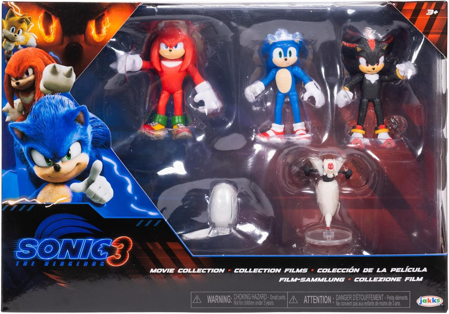 Sonic 3 Movie 6 cm akční figurky Multipack Akční figurky Naty Shop