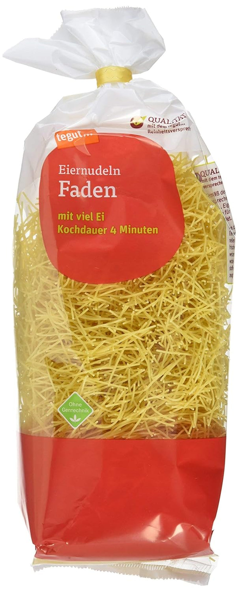 tegut... Balení vaječných nudlí po 6 ks (6 x 250 g)