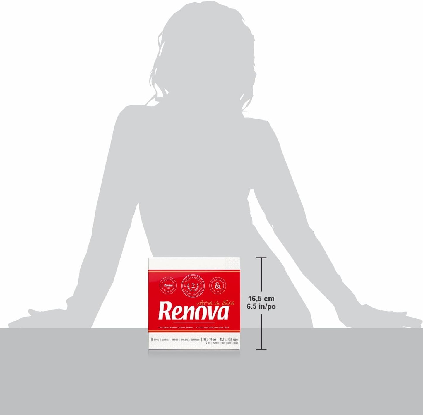 Ubrousky Renova - 3 balení po 540 kusech