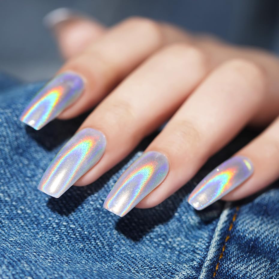 Chrome Nail Powder Aurora Ice Shimmer Chrome Pigment Powder 4PCS Chrome Powder Nägel Nail Art Nageldesign