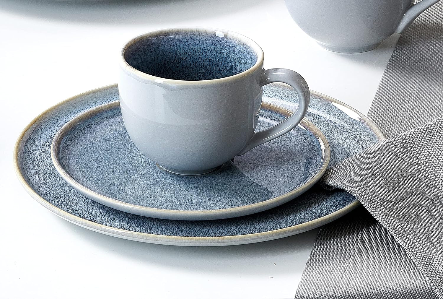 Kávový servis Ritzenhoff & Breker Skagen Stone, 12 kusů, šedomodrá