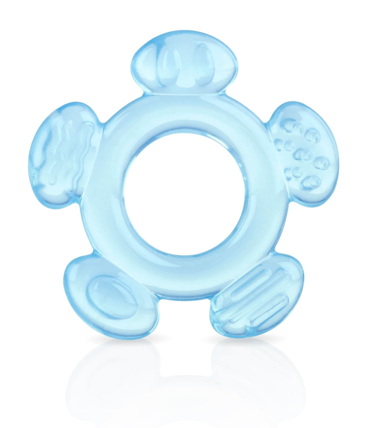 Nuby - 3stupňové kousací kroužky - 3 kousací kroužky pro stimulaci dásní a úlevu od bolesti prořezávání - Hračka na kousání pro miminka - Bez BPA - 3+ měsíce