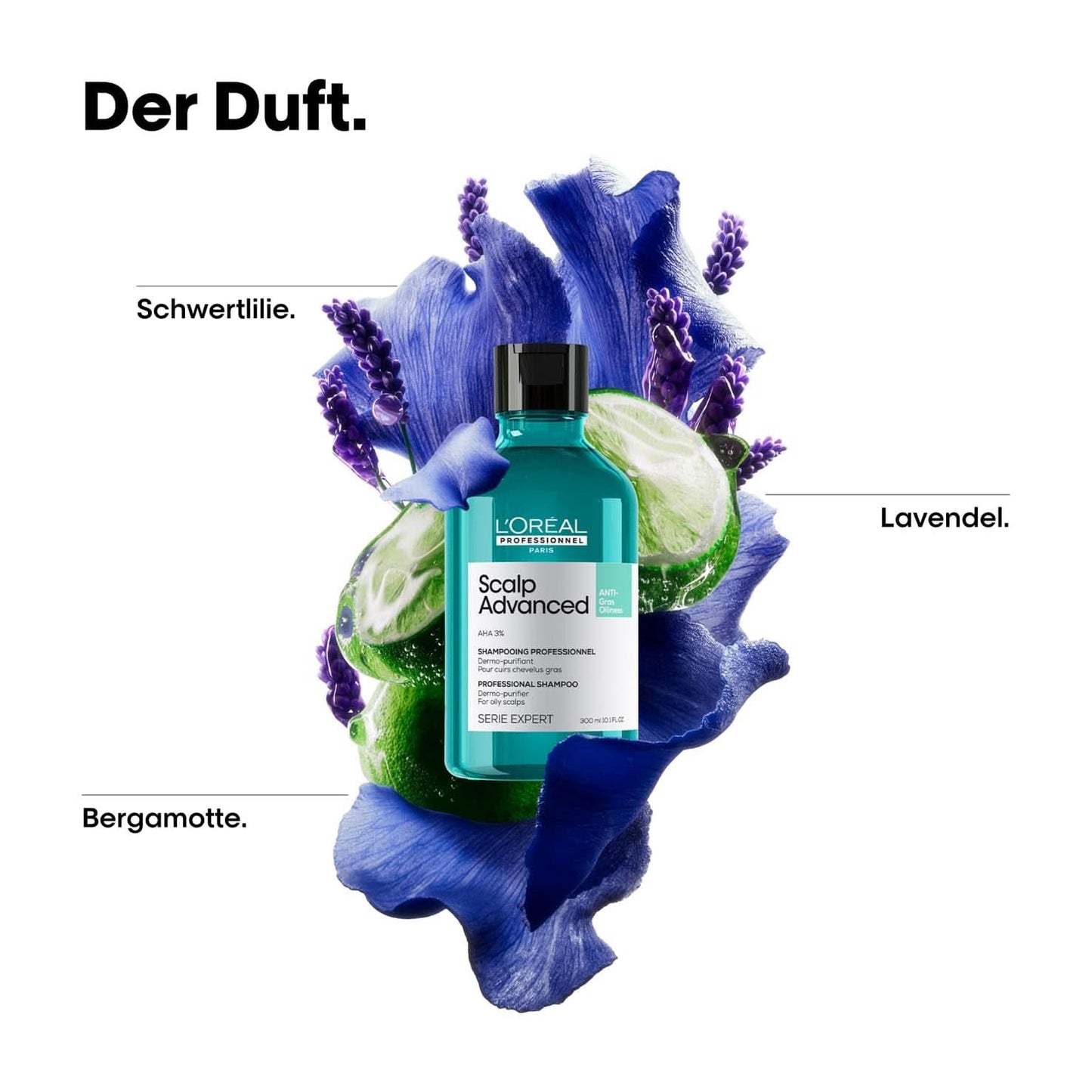 L'Oréal Professionnel čisticí šampon na mastnou pokožku hlavy, 300 ml Naty Shop sprcha a koupel