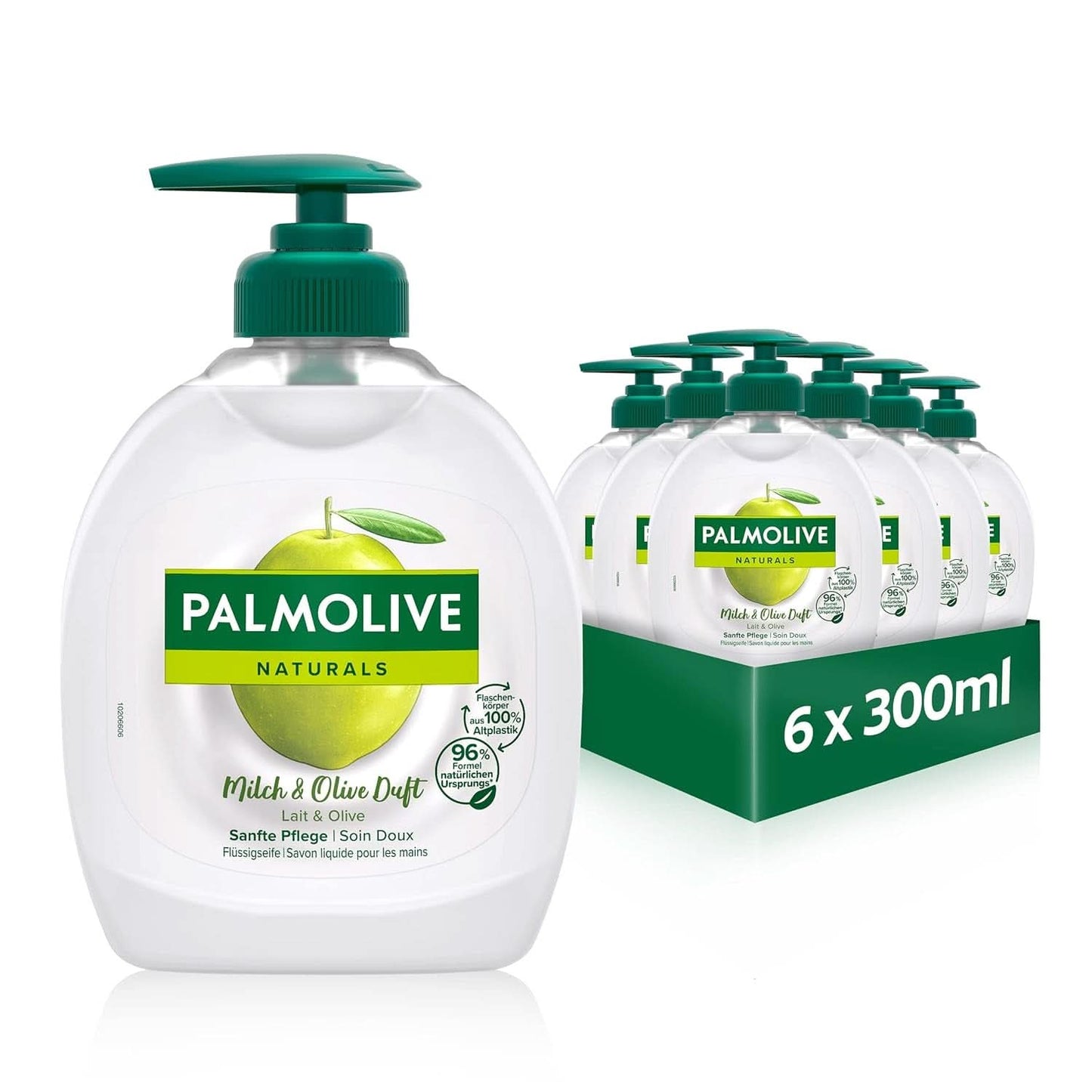 Palmolive Tekuté mýdlo na ruce, sada 6 x 300 ml Naty Shop Default Title