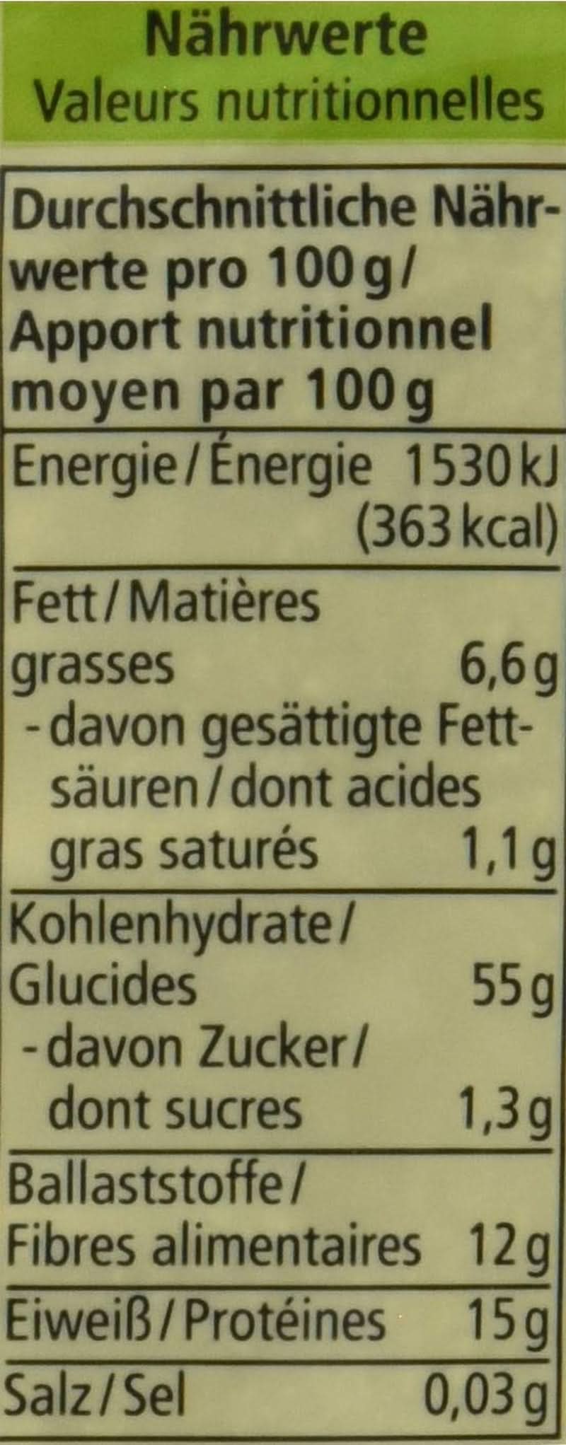 Bio ovesné otruby s klíčky, 500 gramů Cereale Naty Shop