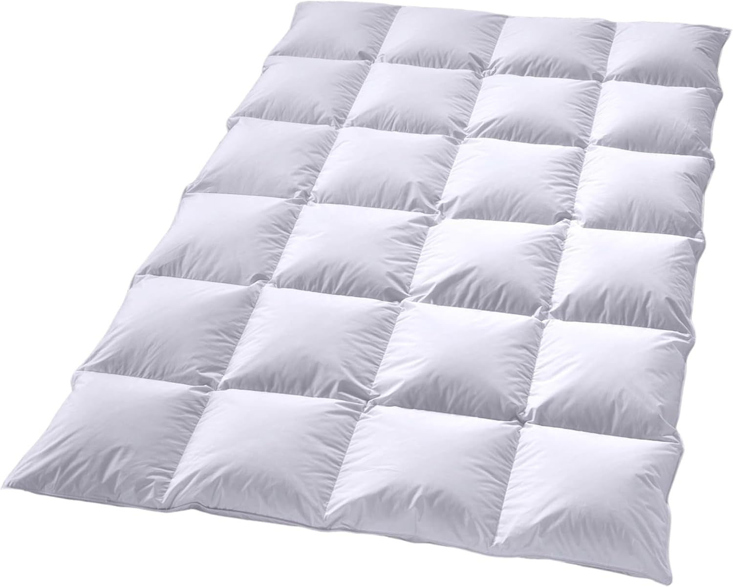 Péřová přikrývka Billerbeck Martina® - Přikrývka 135 X 200 Cm - Přikrývka pro všechna roční období - Vhodné pro alergiky - 90% husí prachové peří, 10% husí peří - Bílé peřiny a přikrývky Naty Shop