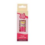 Potravinářské barvivo Funcakes Gel Candy Pink: Vysoce koncentrované potravinářské barvivo na těsto, krém, fondán, marcipán, pečivo, snadné dávkování, jednotlivé kapky pro vytvoření zářivých barev, Halal, 30g