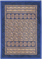 BASSETTI károvaná bavlna TORCELLO barva DARK BLUE B1 velikost 135X190 Peřiny a přikrývky Naty Shop Tmavě modrá 135X190