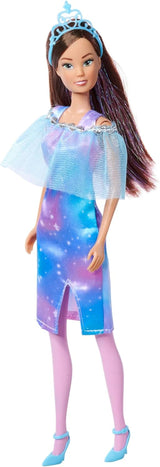 Simba Steffi Love Fantasy Princess, 4 různé barvy, odeslána pouze jedna položka, panenka princezna s pláštěnkou a třpytivými pruhy, 29 cm, věk 3+