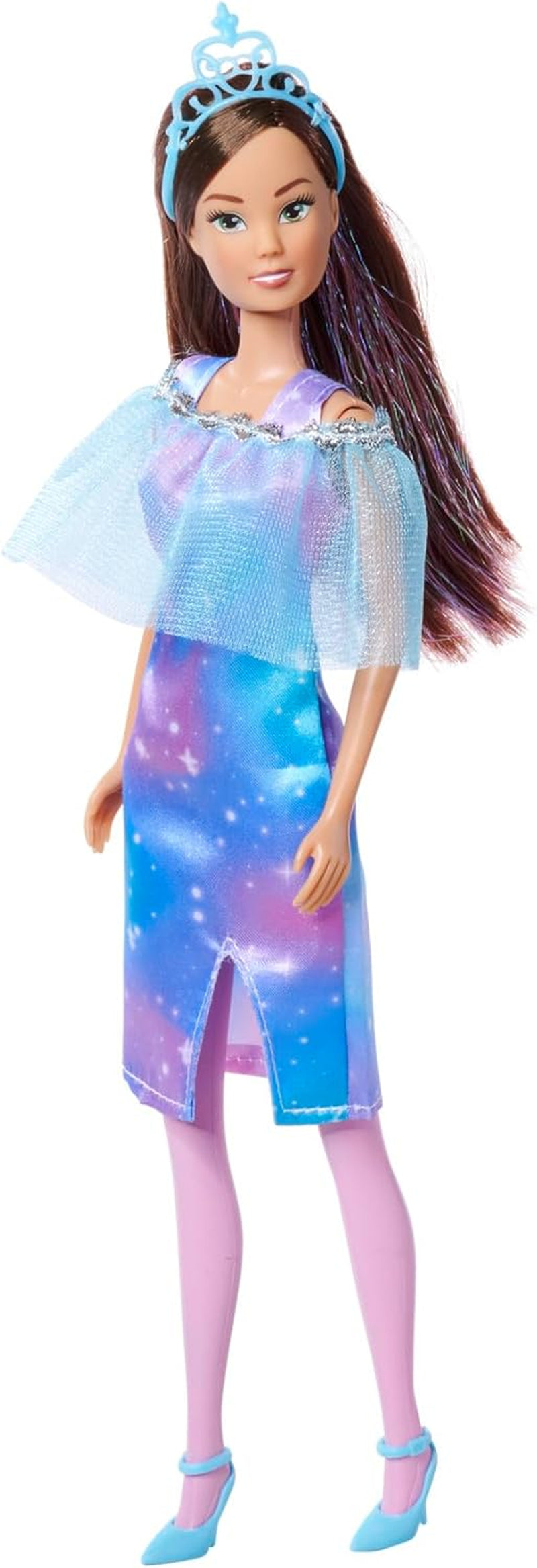 Simba Steffi Love Fantasy Princess, 4 různé barvy, odeslána pouze jedna položka, panenka princezna s pláštěnkou a třpytivými pruhy, 29 cm, věk 3+