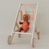 Panenka Miniland Baby, africký chlapec, 32 cm, anatomicky správná