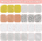 2 Boxen Nail Art Strasssteine, Pinzeta Nägel Flatback Perlen Nail Charms Mit Křišťálové Nagelzubehör Diamanten Edelstahl-Perlen Für Nagelschmuck