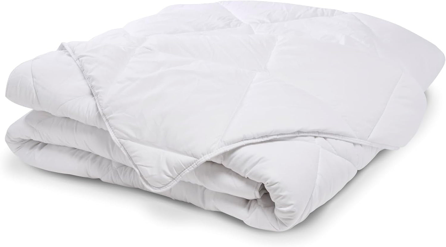 Teplá přikrývka pro 1 osobu, Hygiafill 95° pratelná, odborně testovaná, bílá, 140X200Cm, KBOB40 Přikrývky a přikrývky Naty Shop