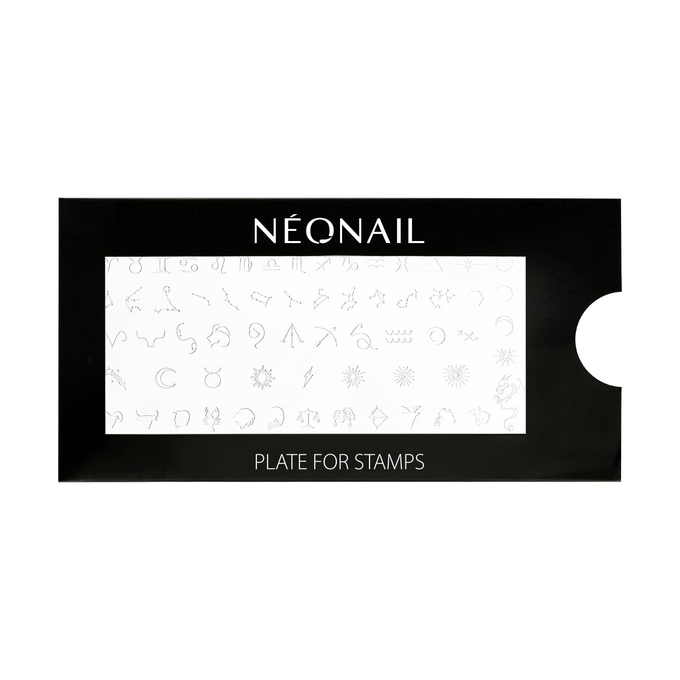 NÉONAIL Nagel Stempel Mit Schaber - Nägel Selber Machen - Razítko na nehty - Nageldesign Für Nagel Schablone - Francouzské nehty Stempel - Silikon Nagelstempel
