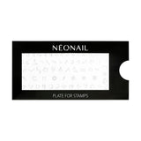 NÉONAIL Nagel Stempel Mit Schaber - Nägel Selber Machen - Razítko na nehty - Nageldesign Für Nagel Schablone - Francouzské nehty Stempel - Silikon Nagelstempel