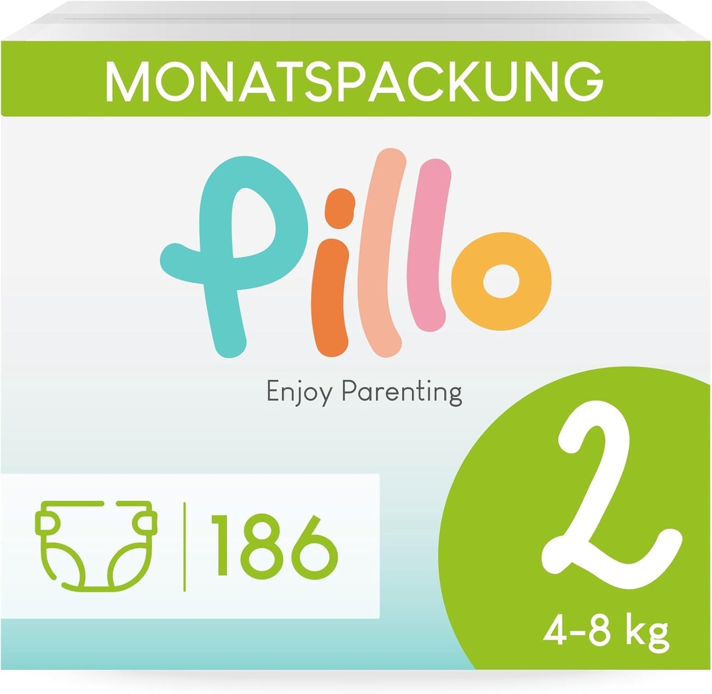 Plenky Pillo 3 - Krabice 168 plen, 6 balení po 28 plenkách, velikost 3 - Midi (6-10 kg) - Plenky pro miminka