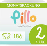 Plenky Pillo 3 - Krabice 168 plen, 6 balení po 28 plenkách, velikost 3 - Midi (6-10 kg) - Plenky pro miminka