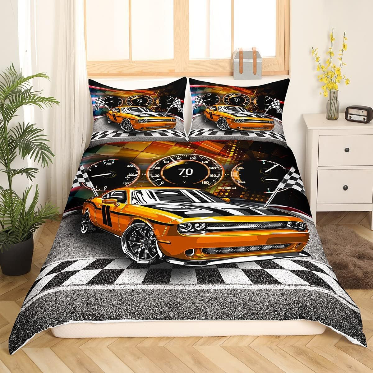Jungen Cartoon Povlečení do auta 135X200,Kinder Bau Fahrzeuge Tröster Abdeckung Für Kind Kleinkind Teens,Dinosaurier Bettbezug,Traktor Maschinerie Bagger Bettdecke Abdeckung,Lkw Autos Bedtuffen Naty Shop Multi 9 135*800+