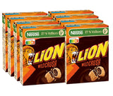 LION Wildcrush cereálie, čokoláda a karamel Snídaňové cereálie, 8 x 360 gramové balení Naty Shop Výchozí název