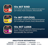 animonda Vom Feinsten Kitten Variety for Kittens (32 x 100 g), mokré krmivo bez obilovin a cukru pro mladé kočky se 100% čerstvými a masitými přísadami.