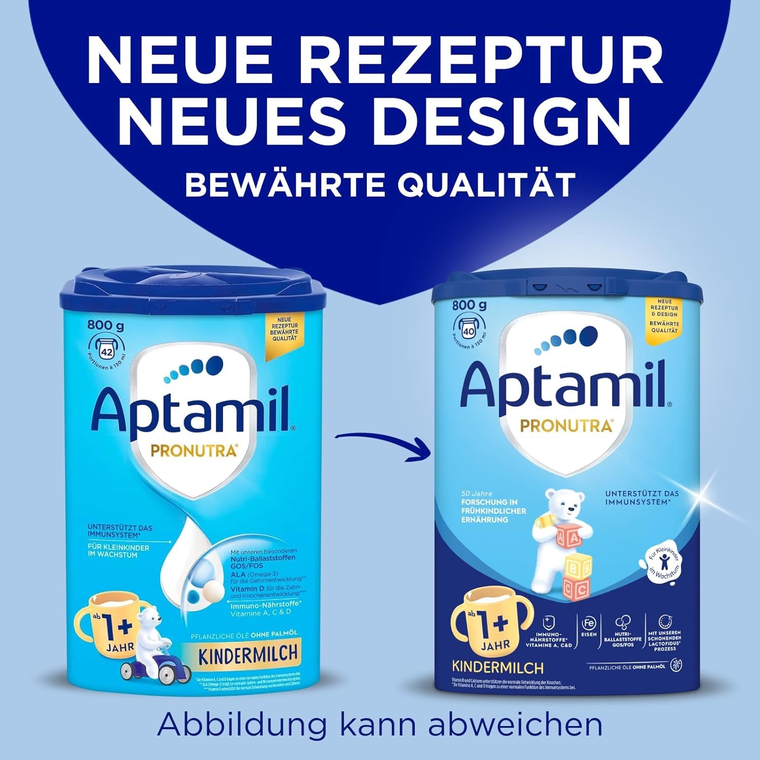Aptamil Růstové mléko 1 Plus - Růstové mléko od 1 roku - 800g